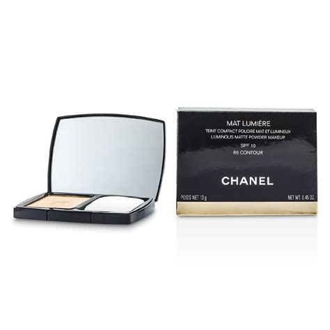 chanel mat lumiere powder 80 contour|Chanel Mat Lumiere Luminous Matte Powder Makeup Refill .